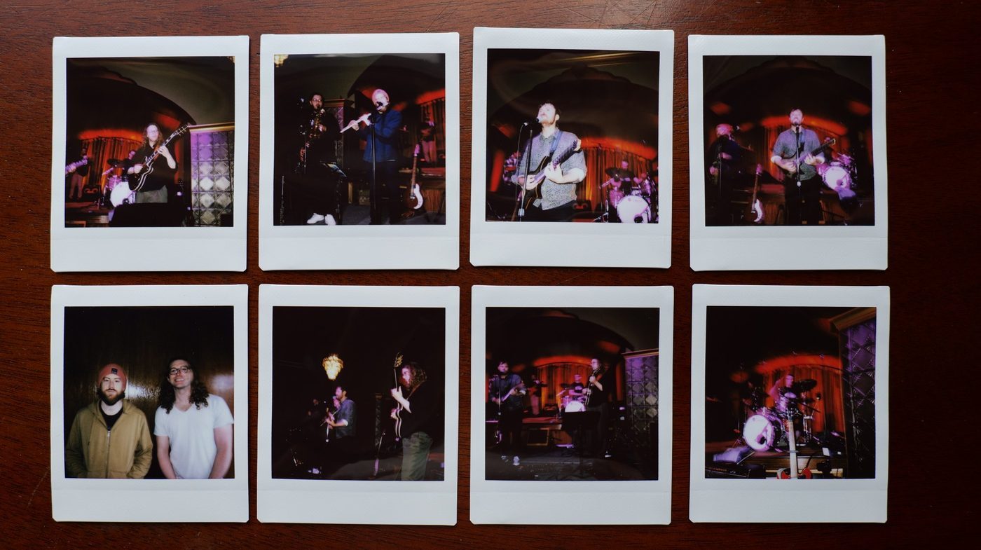 Studio moments — polaroid collage from Studio S sessions