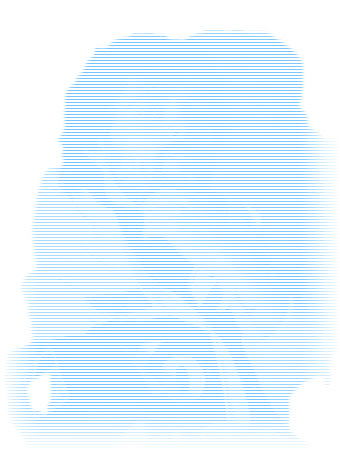 The band, scan-line render